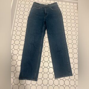 Abercrombie & Fitch Dark Blue Women’s Vintage Straight High Rise